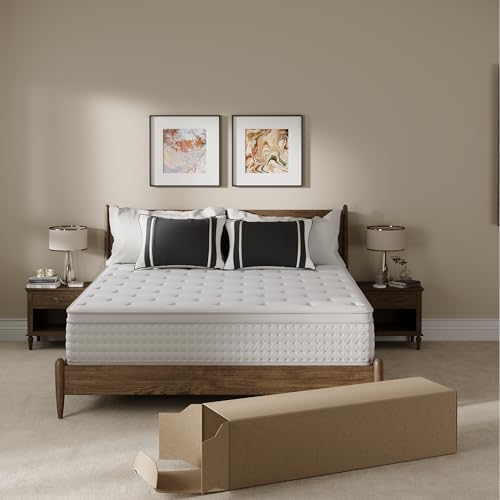 Queen Hybrid Mattress in a Box with Gel Foam