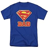 Popfunk Superman Superdad Logo for Fathers T Shirt & Stickers, X-Large