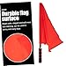 Mipcase Signal Flags for Referees 2 Pack Traffic Flags School Crossing Flags Judges Flags Bright Comfortable Handle