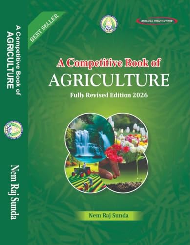 Image of Nem Raj Sunda - A Competitive Book of Agriculture - 16th /Ed. - [ORIGINAL BOOK WITH HOLOGRAM-TOP GRADE PAPER & PRINT] - Fully Revised for 2026 Exams