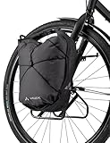 VAUDE Fahrrad Vorderradtasche Aqua Front Light, 2er Set, Ultraleicht, wasserdicht, Made in Germany, Black Uni, Einheitsgröße