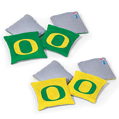 Image of NCAA College Dual Sided Bean Bags by Wild Sports, 8 Count, Premium Toss Bags for Cornhole Set - Great for Tailgates, Outdoors, Backyard