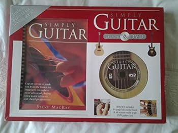 Spiral-bound Simply Guitar Book & DVD Book