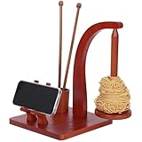 Yarn Holder for Crocheting and Knitting with Phone Stand,Magnetic Yarn Ball Holder Yarn Spinner for Crocheting - Ideal Gift for Crochet Lovers