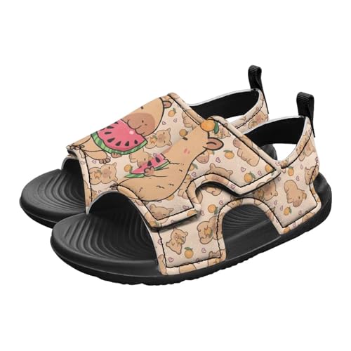 Capybara Slippers for Kids Hiking Sandals Closed Toe Summer Beach Slides for Girls Gifts Beach Vacation Essential4