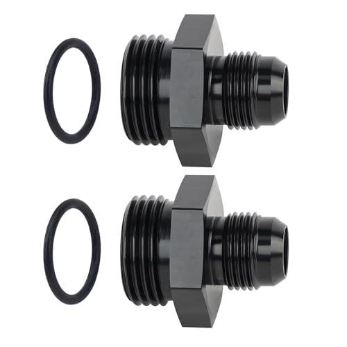 Image of EVIL ENERGY 8AN Flare to AN12 ORB Male O-Ring Fitting Adapter 2PCS