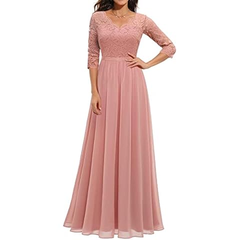 Robe longue dentelle ECDAHICC Cover