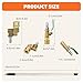 AJOFIEK Radiator Cleaning Wand, 4500 PSI Pressure Washer Tool for Cars,Trucks & RVs, 2025 New 24'' Portable with Switch Radiator Cleaning Set, Includes Valve Switch+Universal Join