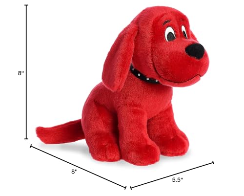 Aurora(r) Playful Clifford(r) Sitting Clifford Stuffed Animal - Childhood Nostalgia - Lasting Companionship - Red 10 Inches - Image 6