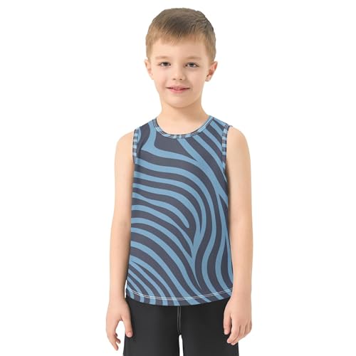 Children Performance Tank Top Quick Dry Boys Summer Sleeveless Top Round Neck Breathable Outdoor Tshirts2