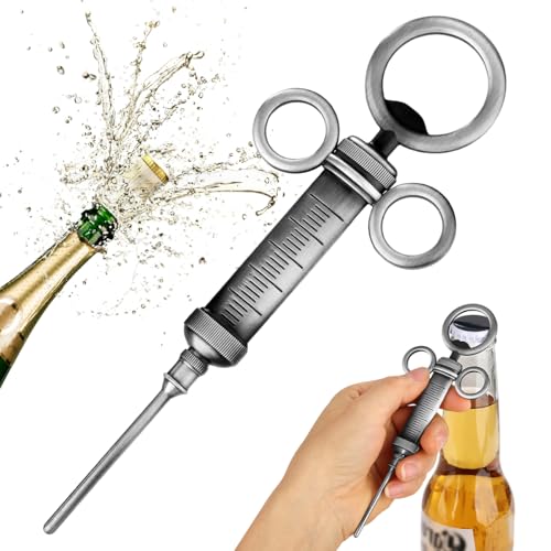 LULLEA Seringue ouvre-bouteille, cadeaux d'infirmière avec seringue, infirmière, médecin, étudiant, infirmière, calendrier de l'Avent, cadeau de Noël, argent