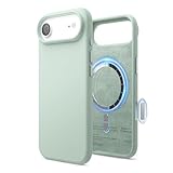 Immagine di elago Cover Magnetica in Silicone Liquido per iPhone Air (6,5'') – Compatibile con MagSafe, Antiurto, Sottile, Finitura Soft-Touch (Verde Menta)