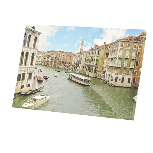 Poster Venise et Souvenirs d'Italie - Tableau Décoratif Canal Grande en Toile Imprimée