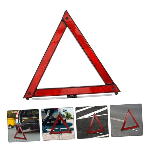 Kit 5 piezas triángulos reflectantes plegables de seguridad miniatura 7