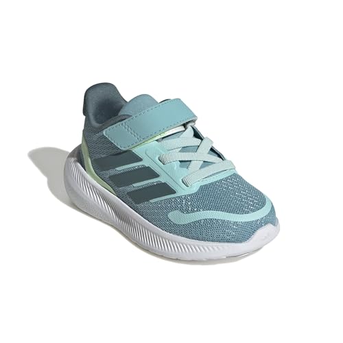 Image of adidas Baby Marvel Run Falcon 5 Elastic Lace & Strap Shoe