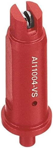 TeeJet AI11004-VS Air Induction Visiflo Flat Spray Nozzle - 110° - 0.4 GPM - Red (Pack of 12)
