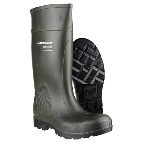Image of Dunlop Purofort Professional Safety C462933 Boxed Wellington / Mens Boots (42 EUR) (Green)