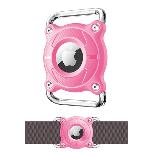 Compatibile con Airtag Dog Collar Holder Air Tag Dog - Air Tag. Supporto per collare per animali domestici impermeabile con anello rimovibile durevole leggero dimensioni compatte pesca
