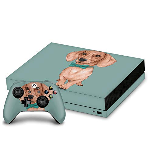 Skin Xbox One X Barruf Teckel habillage vinyle design pour personnaliser votre salon