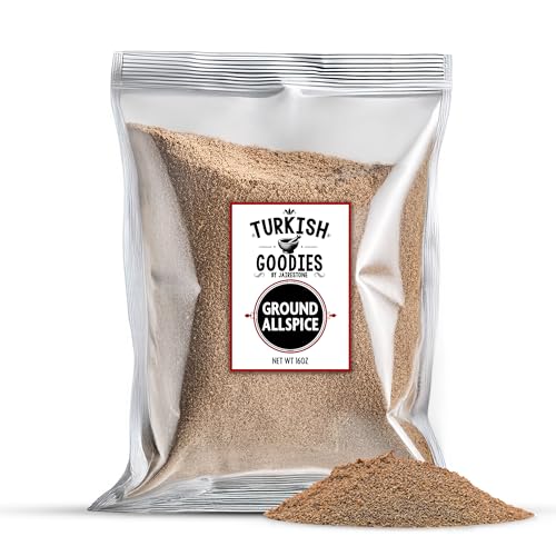 Allspice Powder Bulk 1lb – Pure Ground Allspice for Jerk Chicken, Baking, Soups, & Sauces | Rich in Flavor, Non-GMO, Natural Spice in Resealable Bag