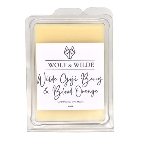Wolf Wilde - Cera De Soja Para Aromaterapia 100 G, 6 Bloques, Con Aroma A Naranja Y Naranja Wolf Wilde - Cera De Soja Para Aromaterapia 100 G, 6 Bloques, Con Aroma A Naranja Y Naranja