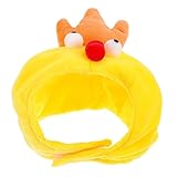 Parliky Pet Headgear Dog Costume Cartoon Pet Cap Creative Pet Hat Cartoon Chicken Shape Hat Cat Hat Thunder Shirt Red Bunny Ears PFG Hat Dog Hats Crystal Velvet Thermal Cover Puppy