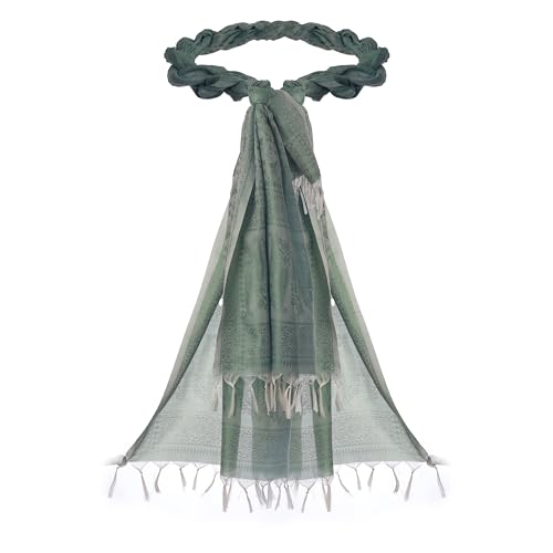 Women Fashion Silk Feel Lightweight Colorful Long Scarf Stole HeadWrap for summer winter all season handbag accessory