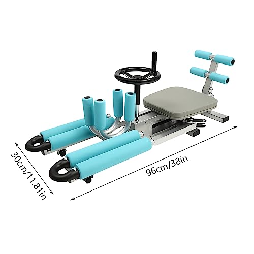 Ejercitador de piernas plegable con ajuste 0-210° y capacidad 150 kg miniatura 3