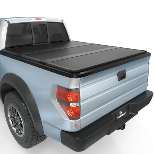 YITAMOTOR FRP Hard Tri-fold Truck Bed Tonneau Cover Fits for