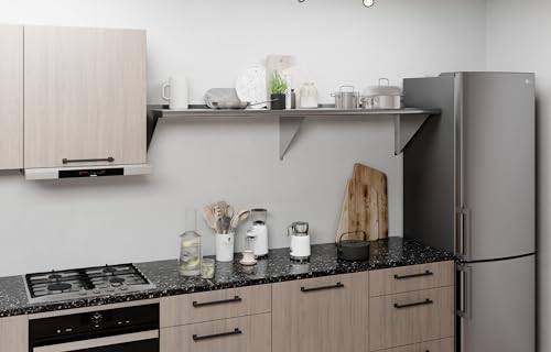 Image of AmGood 18 in. x 72 in. Stainless Steel Wall Shelf | NSF | Metal Shelving | Garage, Laundry, Storage, Utility Room | Restaurant, Commercial Kitchen