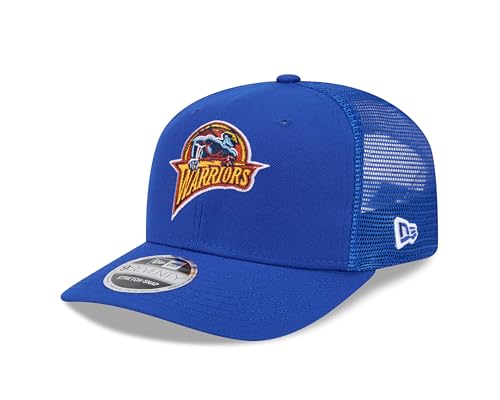 Casquette Golden State Warriors New Era 9Seventy Hardwood Classics bleu pour fan de basket NBA