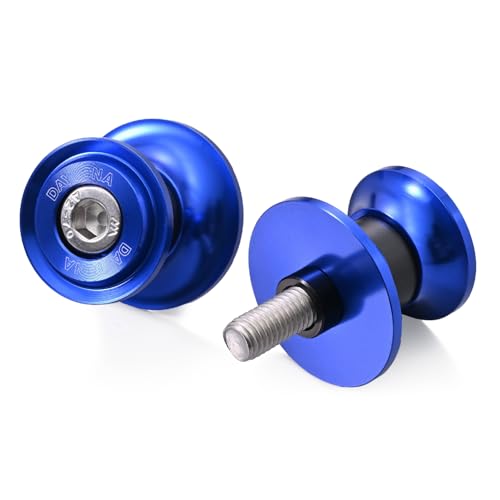 デイトナ(Daytona) バイクスタンド リア用 スイングアーム スプール M8用 ナイロングリップタイプ ブルー 2個入り 61547