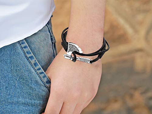 Vintage Slavic Perun Axe Amulet Wrap Bracelet Viking Axe Charm Bracelet Mens Viking Bangle Jewelry Gifts #TOP3