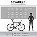 SAVADECK Carbon Road Bike with Shimano SORA R3000 18 Speed Derailleur System,Racing Bicycle with Carbon Fiber Frame Carbon Fork and Double V Brake for Adult.(White 54cm)