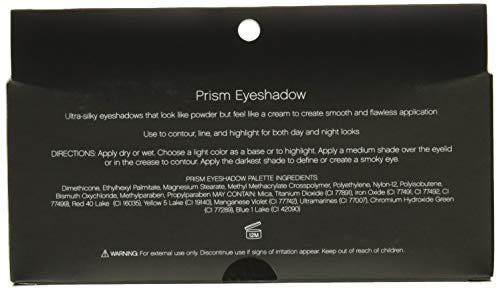 E.l.f. Cosmetics Prism Eyeshadow Palette, Six Silky Eyeshadows Create Luminous, Shimmery Eyes, Naked #TOP2