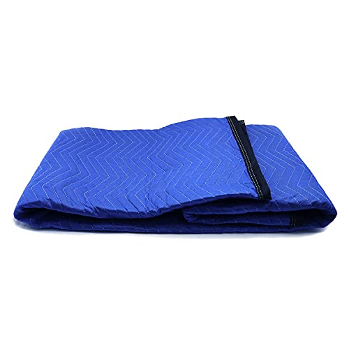Xkmt- 1X Professional Blue Furniture Moving Packing Blanket/Ultra Thick 72"X80"/ Lift Shipping Supplies Secure Protecting Furniture Pads [P/N: Et-Home004 X1Pc-Blue] #TOP4