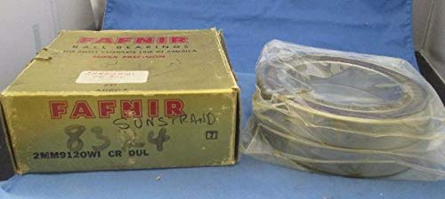 Timken (Fafnir) 2MM9120WI - Rodamiento de contacto angular de husillo y máquina herramienta de precisión - 3.937 in de diámetro interior, 5.906 in