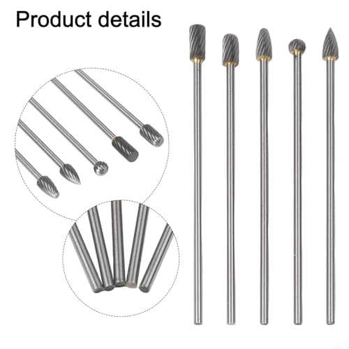 Set de 5 fresas rotativas 100mm para madera y metal miniatura 2