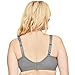 Glamorise Full Figure Plus Size MagicLift Moisture Control Bra Wirefree #1064 Gray Heather