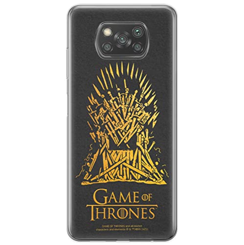 ERT GROUP mobile phone case for Xiaomi POCOPHONE X3 original and officially Licensed Game of Thrones pattern 011 optimally adapted to the shape of the mobile phone