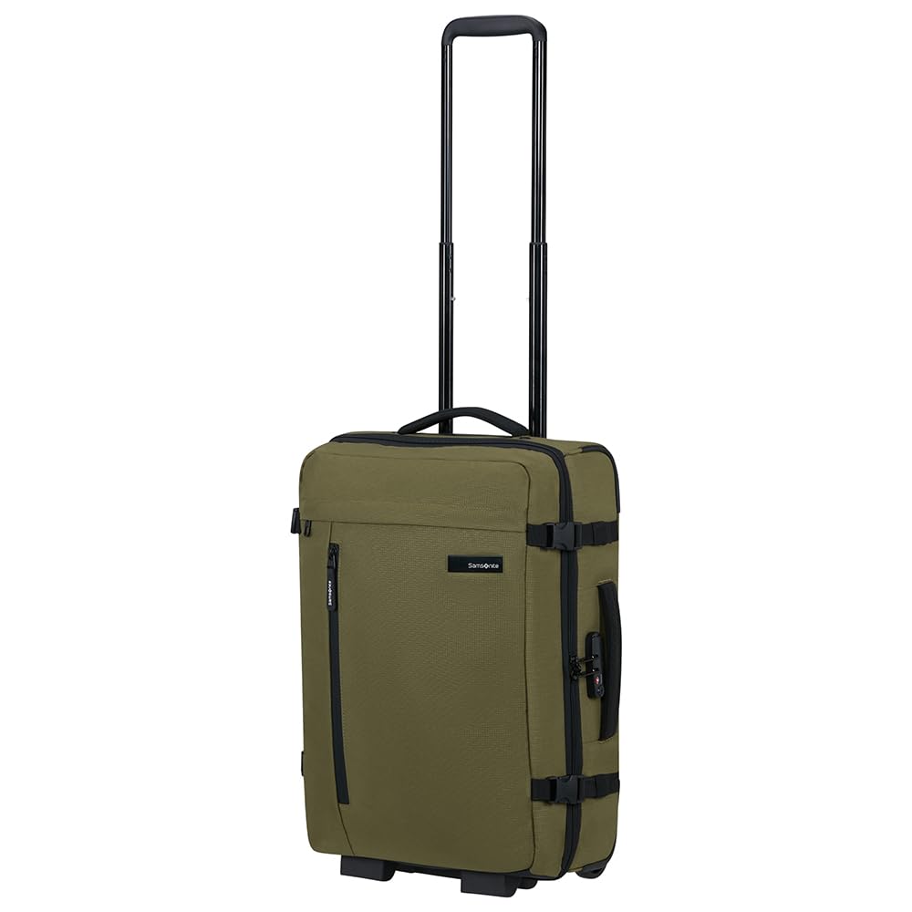 Samsonite Roader - Bolsa de Viaje con Ruedas Pequeña, Equipaje de Mano 55 cm, Trolley Cabina, Ideal para Viajes & Escapadas, 2.20 KG - 39.5 L - Verde (Olive)