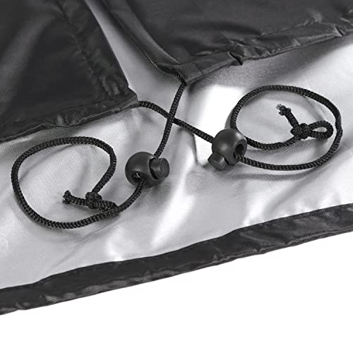 Image of Tire Storage Bag up to 30 inch Wheel Storage Covers - Holds Four Spare Tires - Waterproof UV Dust Protection Polyester - Bonus Brushed-Metal Keyring and Pouch