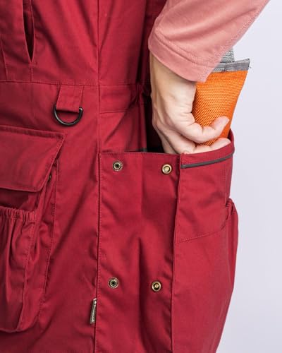 Pinewood Damen Hundesport Trainer Weste - Hundesport Weste Damen - praktische Weste mit vielen Taschen und Platz für Hundetraining Zubehör - winddicht und wasserabweisend