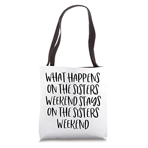 Bolso tote divertido para hermanas, fin de semana 2026 miniatura 1