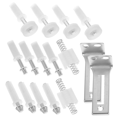 Kit de Herrajes para Puerta Plegable con Pivotes Superiores de Metal para Puerta Corrediza de Clóset Reemplazo Fácil Instalación para Operación Estable miniatura 1