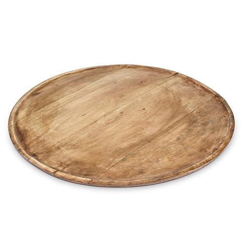 Mangoholz Servierplatte Natur lebensmittelecht - 37cm - Massivholz...