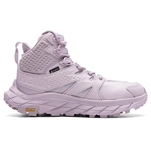 HOKA Anacapa Mid GTX, Zapatos para Senderismo Unisex Adulto, Lilac Marble Elderberry, 36 2/3 EU