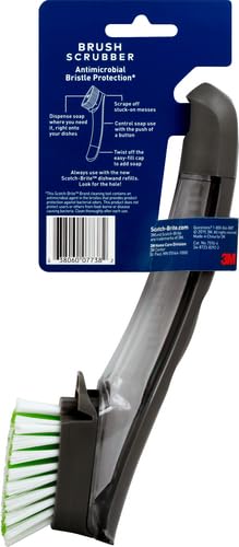Image of Scotch-Brite Odor Resist Soap Control Dishwand Brush, 1 Cleaning Dish Wand Brush, Precise Soap Control, Leak-Free Guarantee, Safe on Dishes, Nonstick Cookware, Tubs (Pack of 4)
