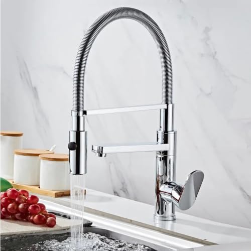 Robinet de lavabo rétractable TH-006 avec douchette rotative 360