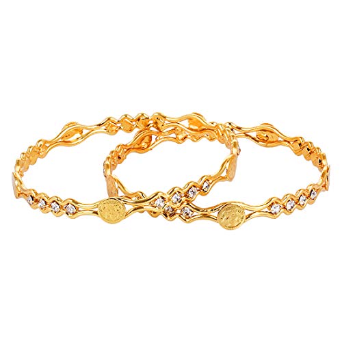 Plated Bracelet Bangles Set For Women (2.4)